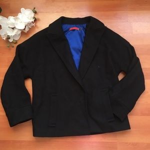 Alice + Olivia Thick Black Jacket/Blazer